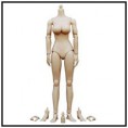 1/6 - Female Body - Caucasian & Small-Medium Breast - N003